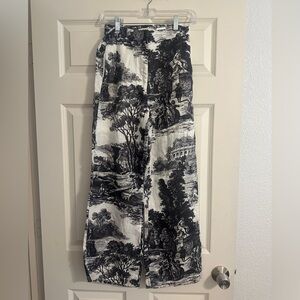 COS French Toile 100% Linen Trousers Size 2